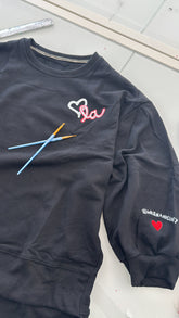 'LA Strong' Painted Sweatshirt