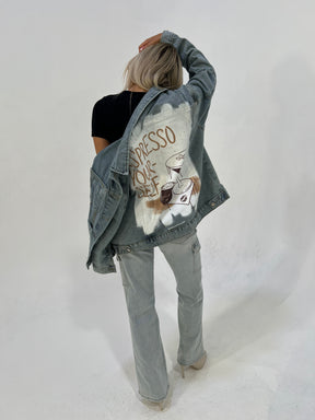 Buzzballz x W+G Painted Denim Jacket