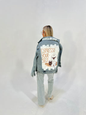 Buzzballz x W+G Painted Denim Jacket