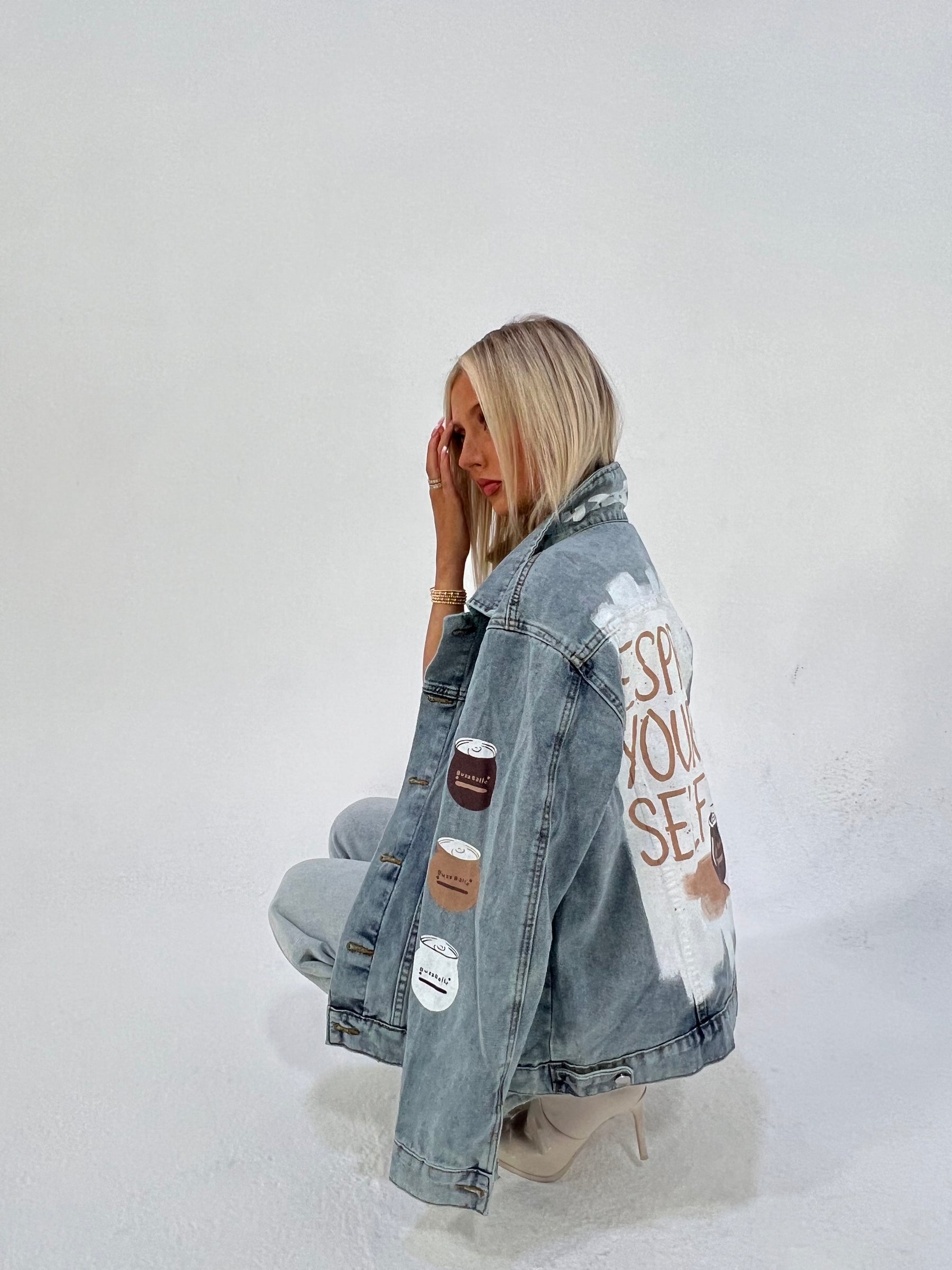 Buzzballz x W+G Painted Denim Jacket