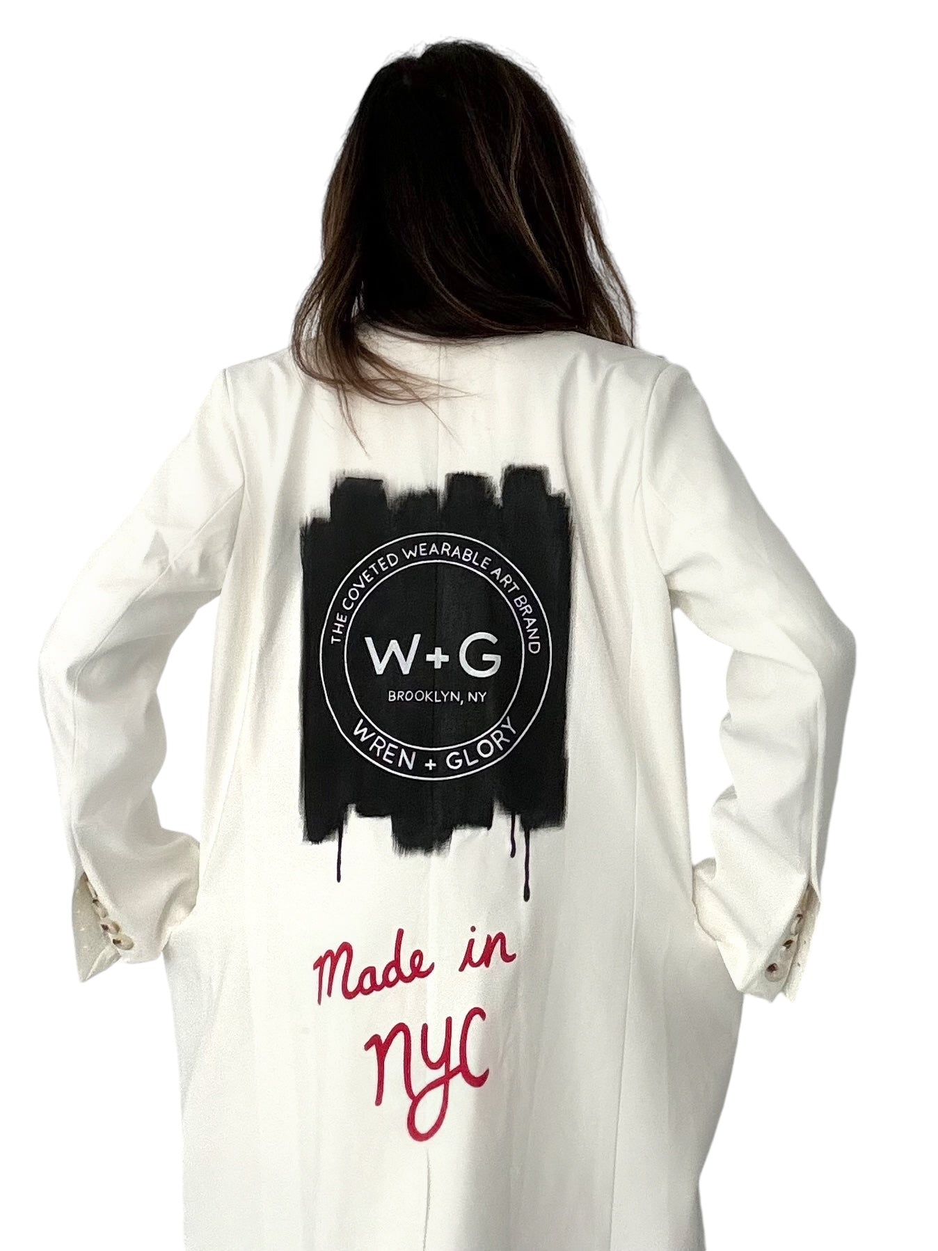 'Ze W+G Blazer' Painted Coat