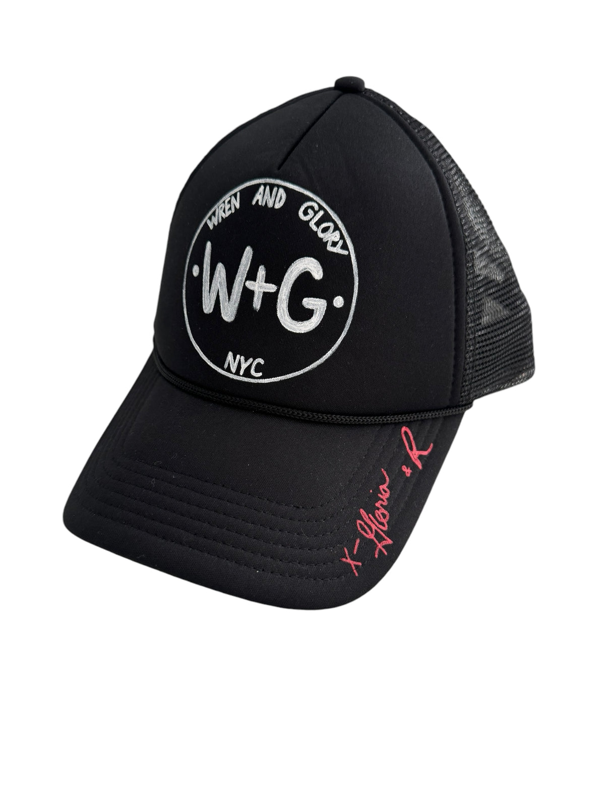 'W+G' Painted Foam Trucker Hat