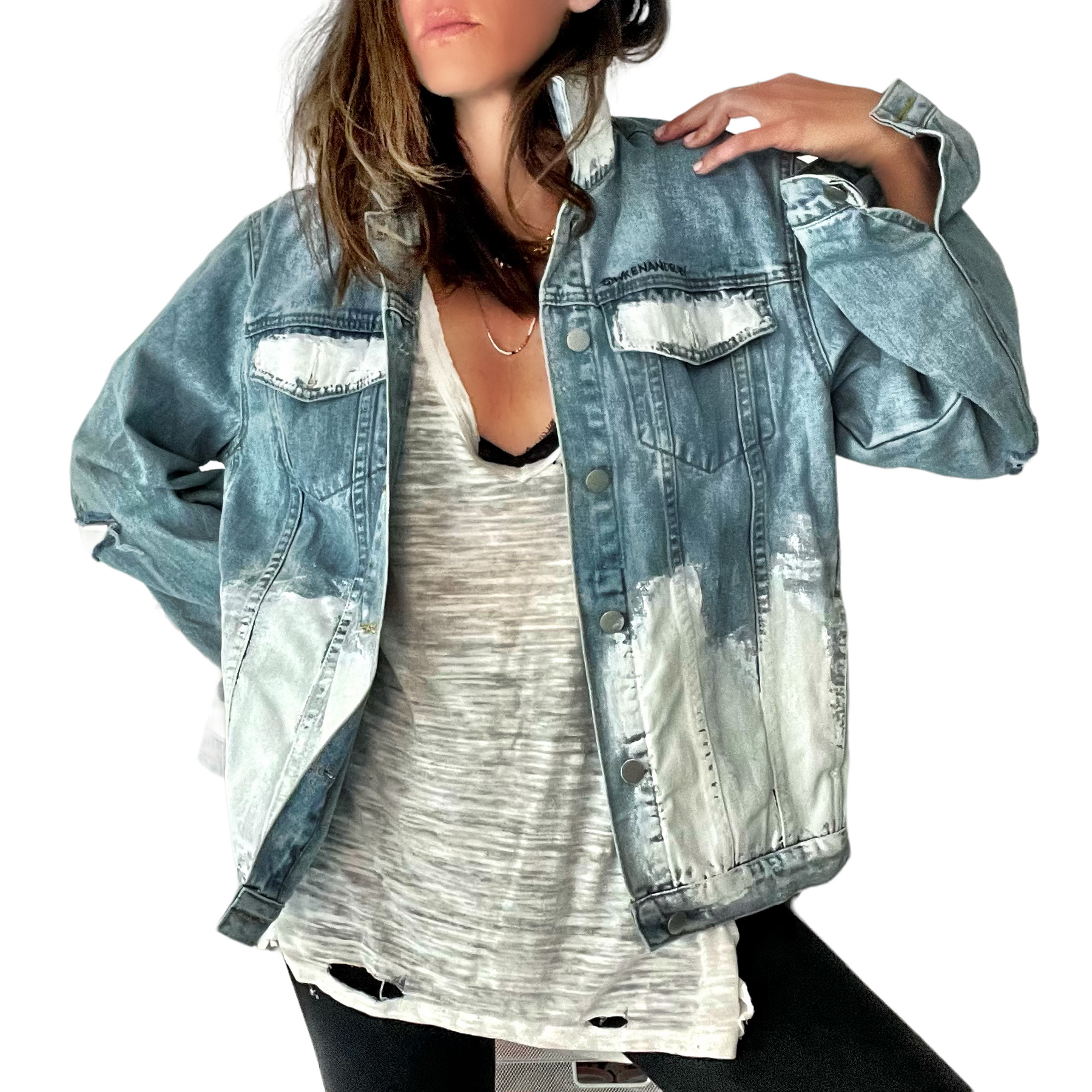 'Beyond White' Denim Jacket