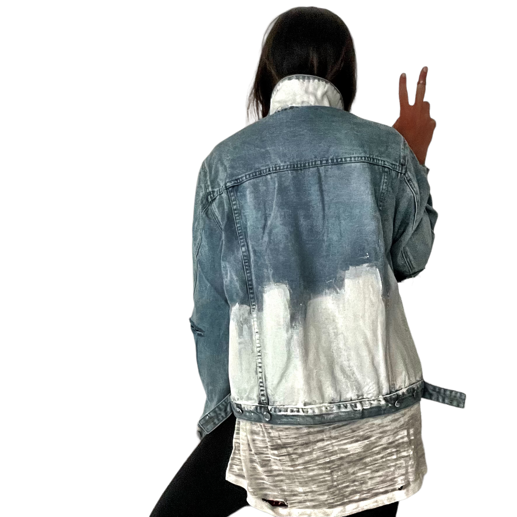 'Beyond White' Denim Jacket