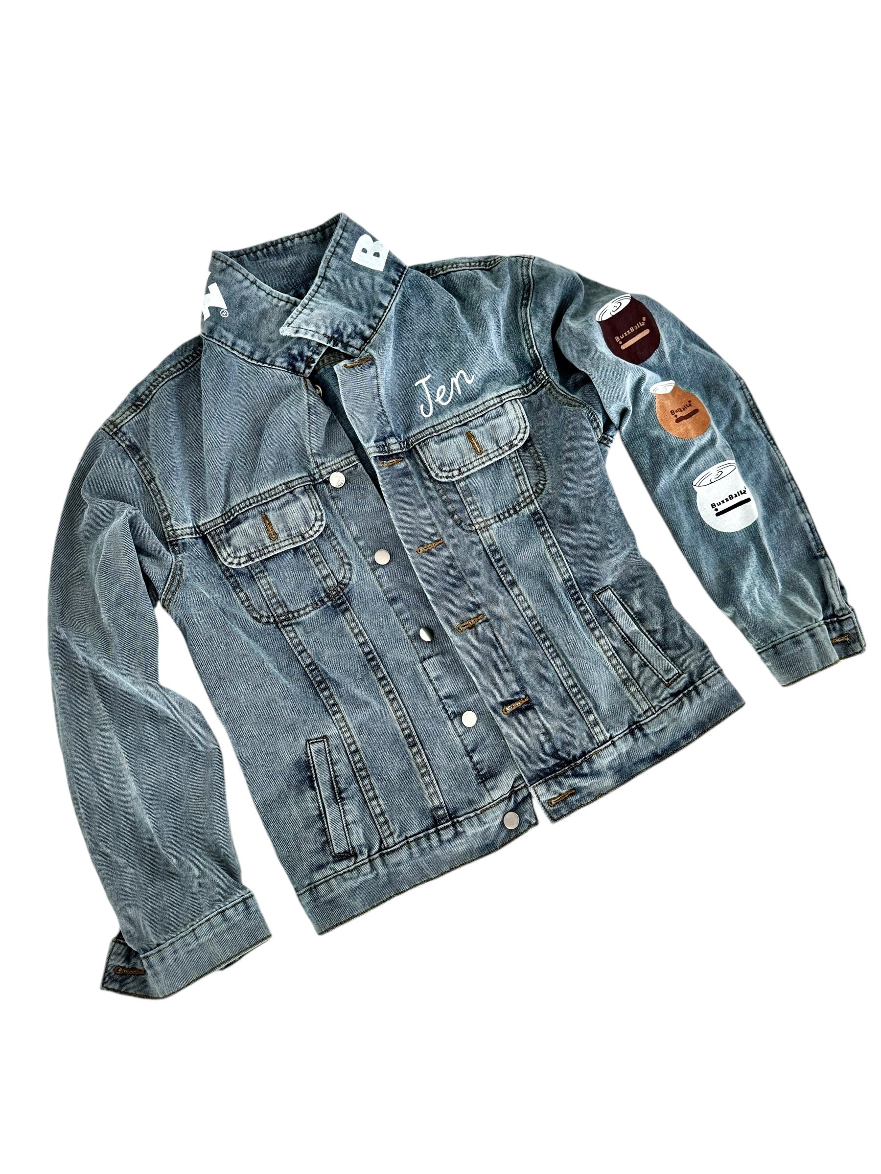 Buzzballz x W+G Painted Denim Jacket