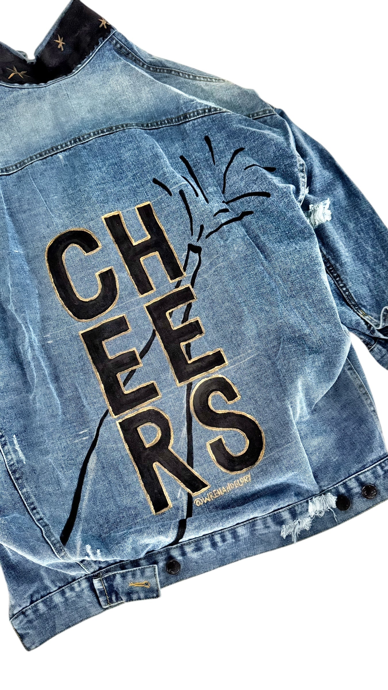 'Cheers!' Denim Jacket