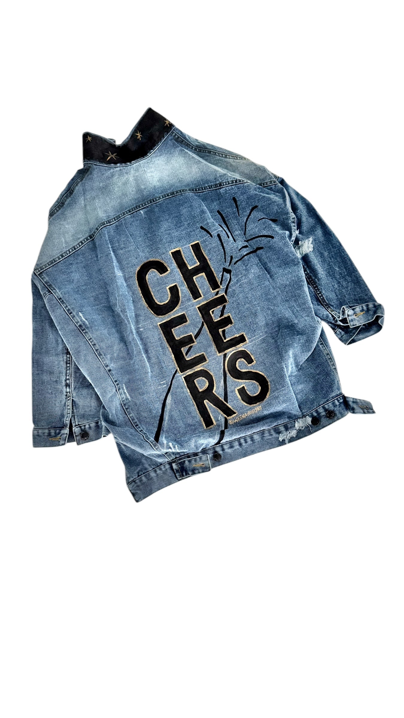 'Cheers!' Denim Jacket