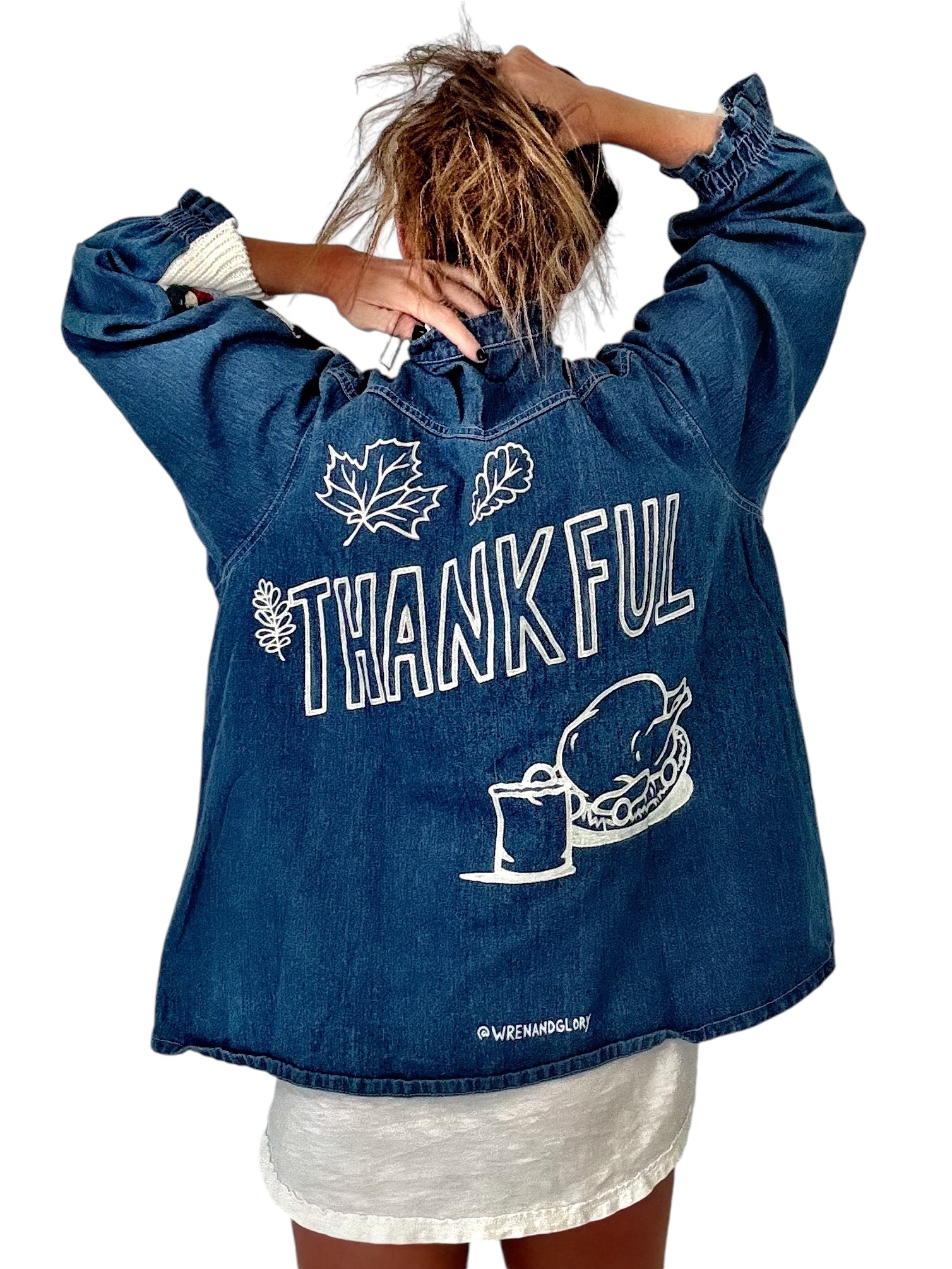 'So Thankful' Painted Sweater