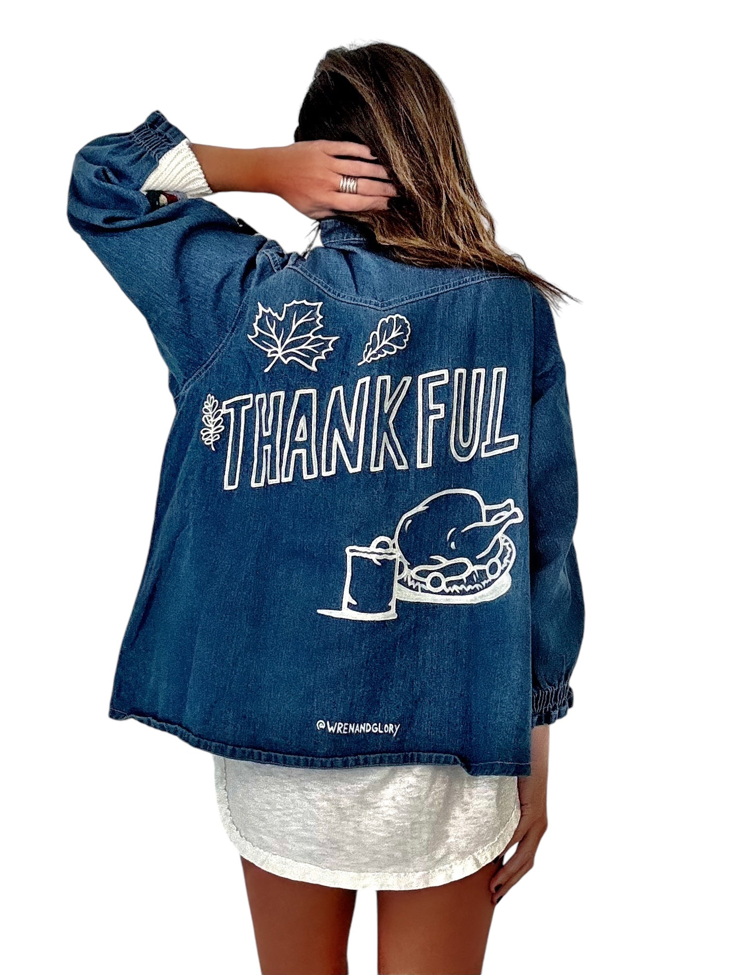 'So Thankful' Painted Sweater