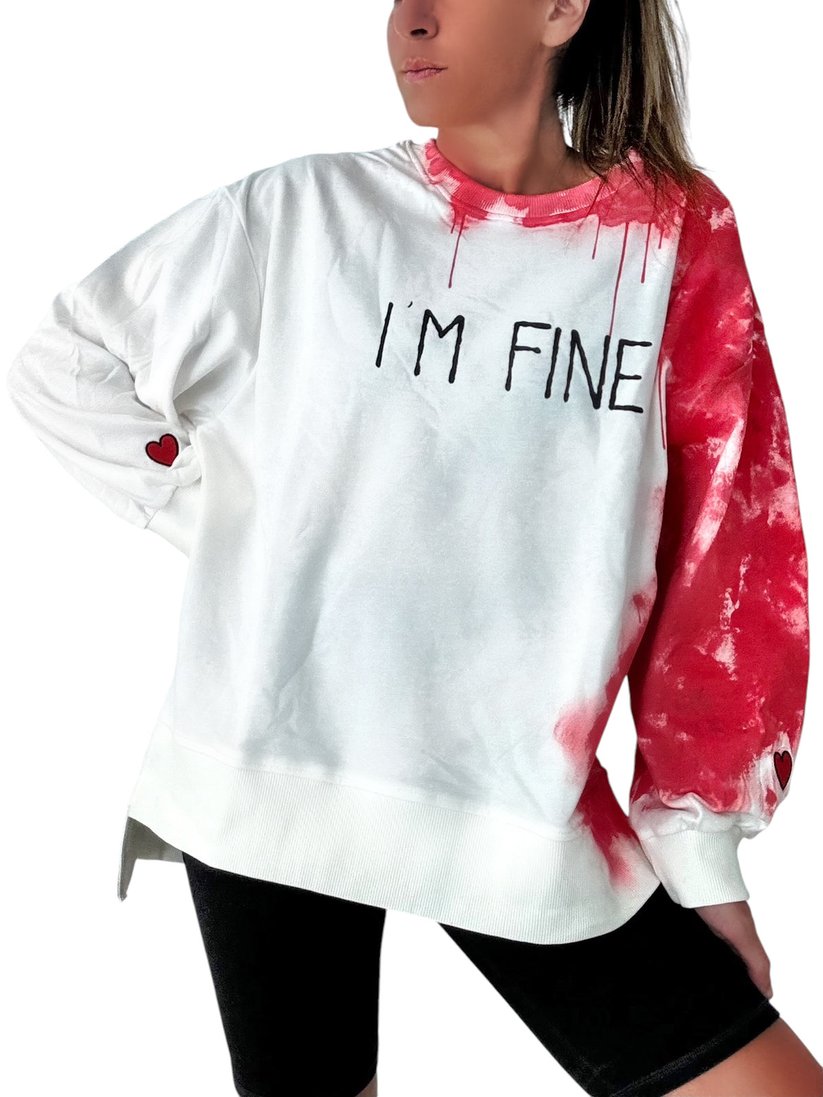 'I'm Totally Fine' Painted Crewneck