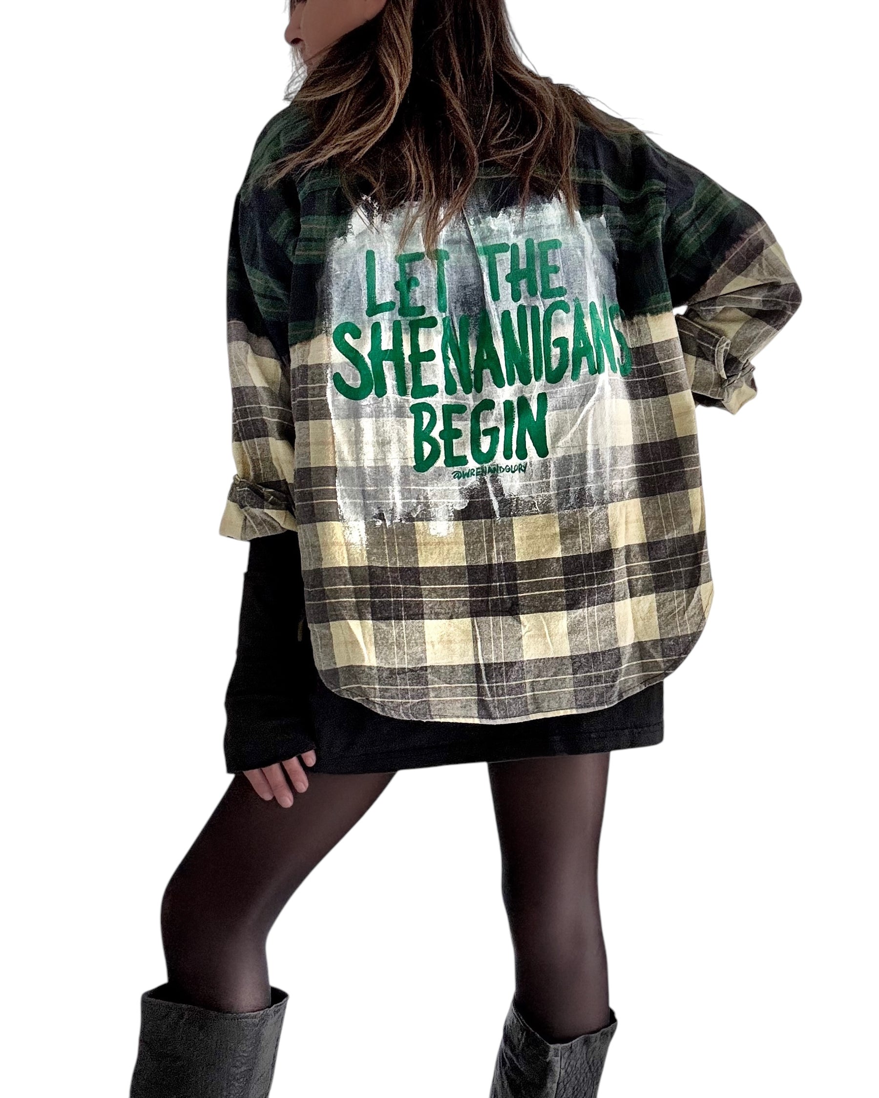 'Shenanigans' Flannel Shirt