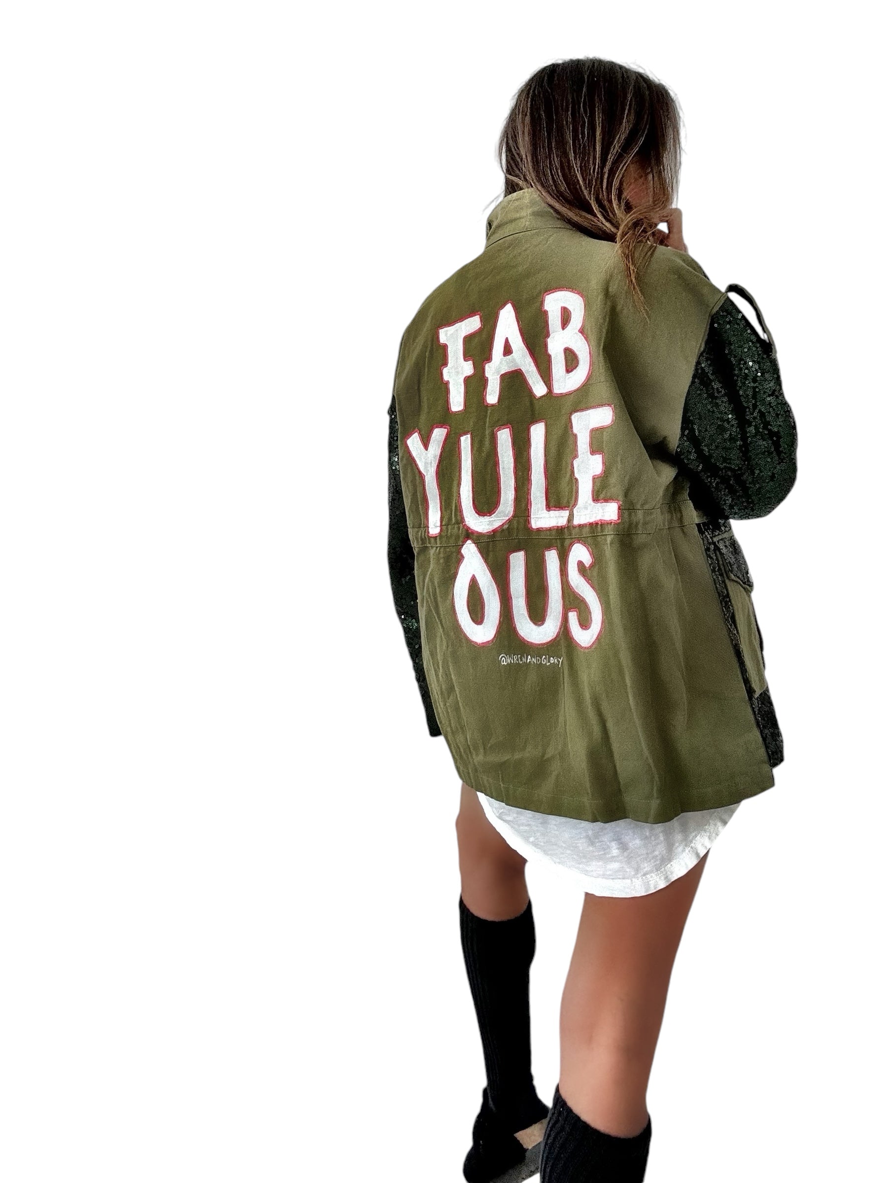 'Yule Time' Sequin Jacket