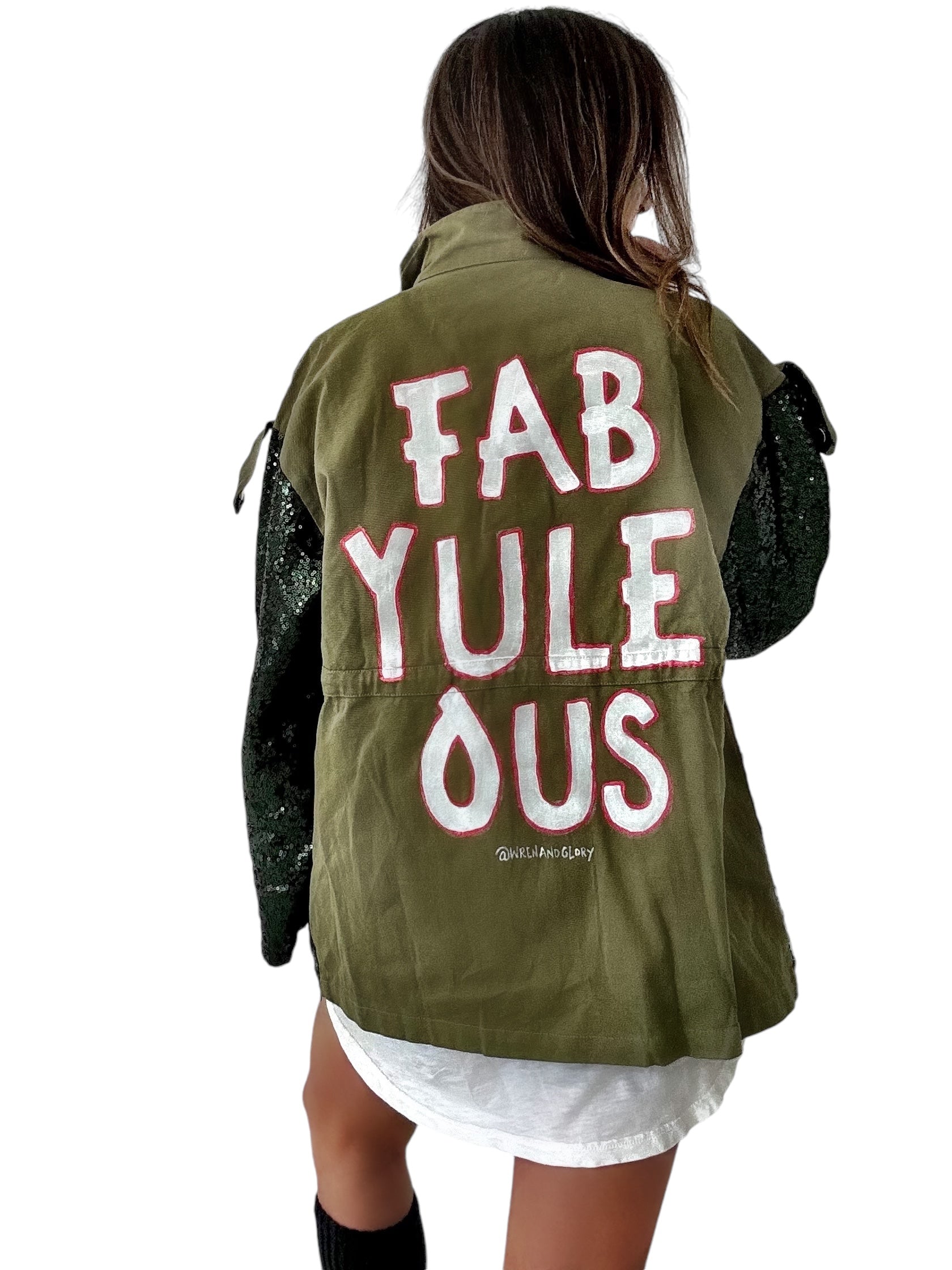 'Yule Time' Sequin Jacket