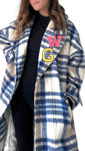 'Team W+G' Painted Flannel Coat