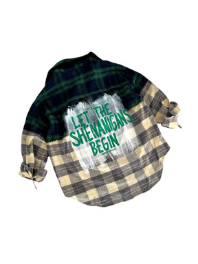 'Shenanigans' Flannel Shirt