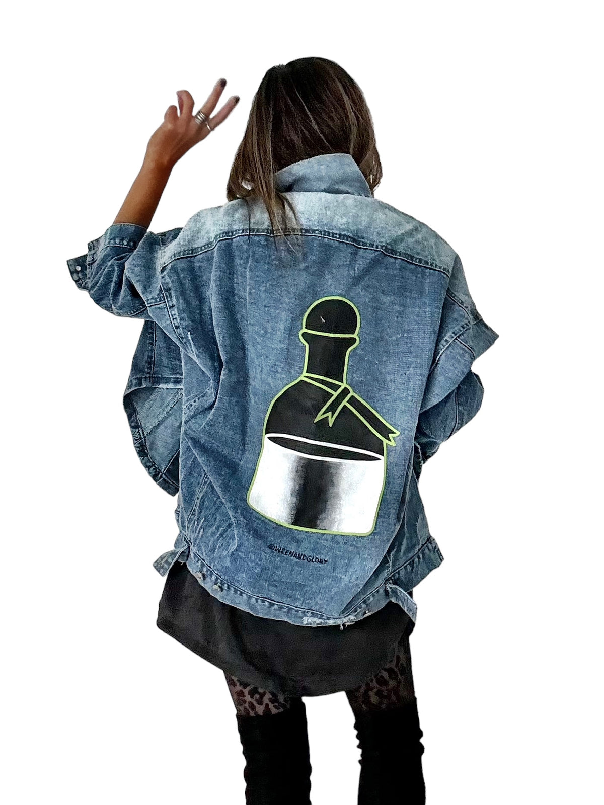 'Tequila Season' Denim Jacket