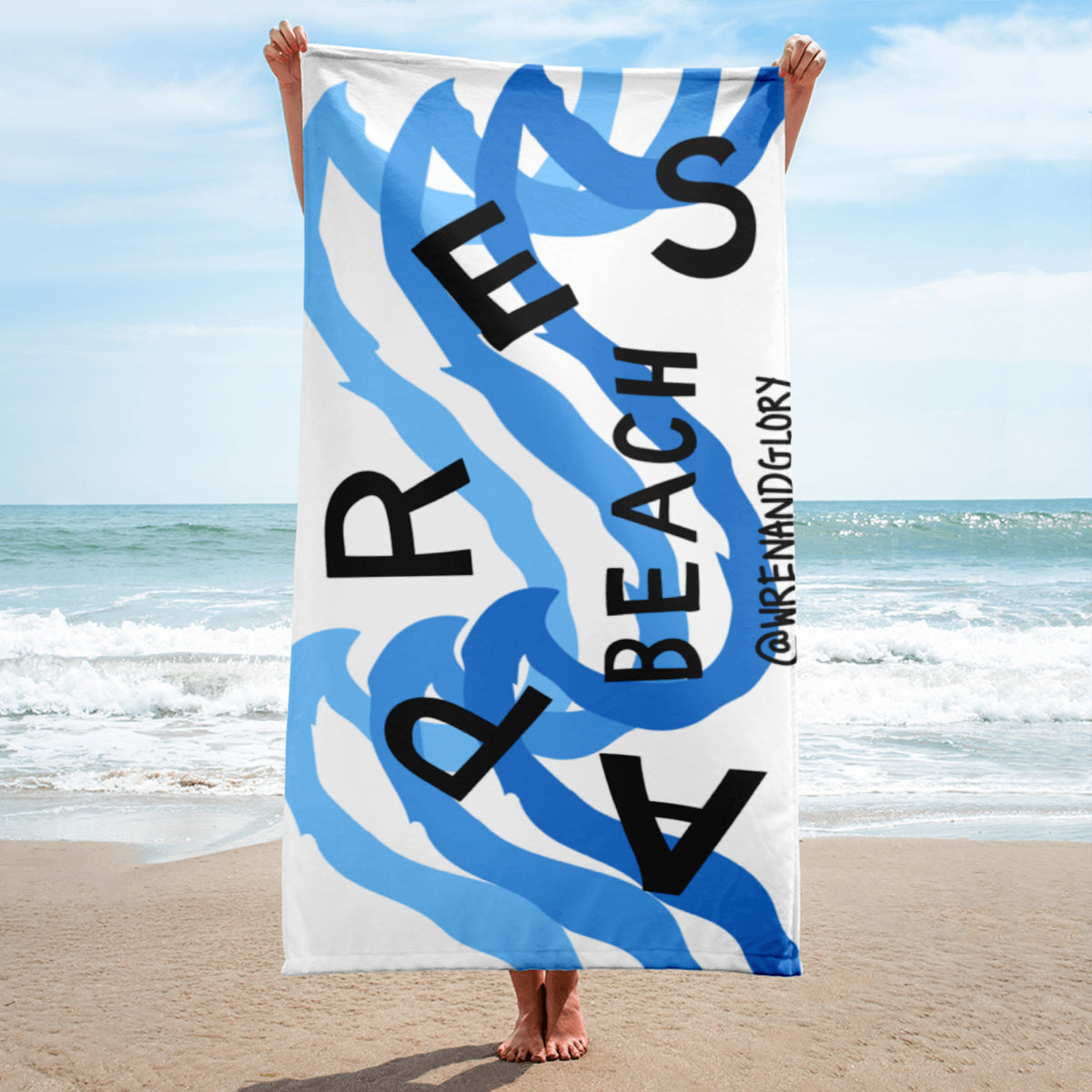 'Apres Beach' Beach Towel