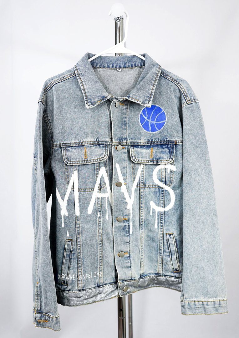 Wren + Glory 'Go Mavs' Denim Jacket - Women