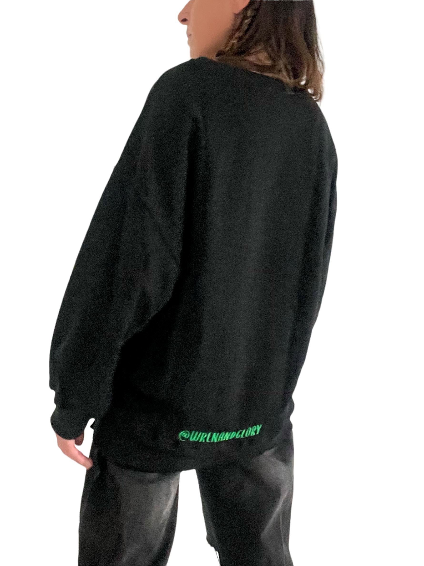 'Day Drinker' Embroidered Sweatshirt