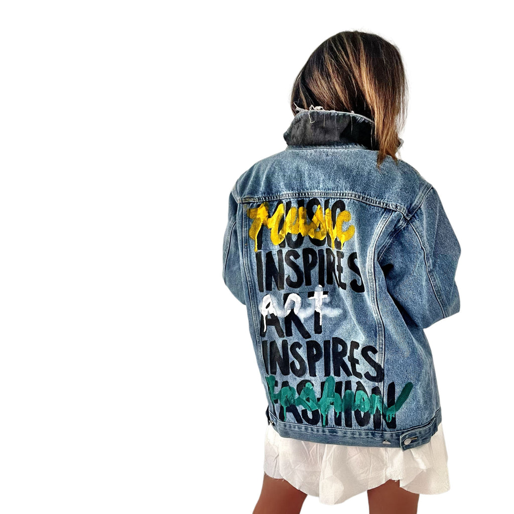 On sale Art Denim Jacket